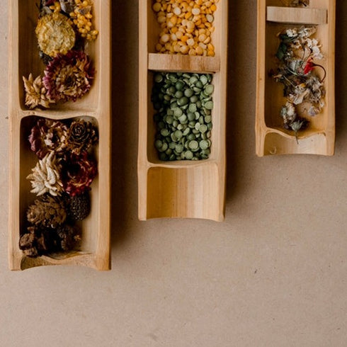 QTOYS - Bamboo Sorting Trays